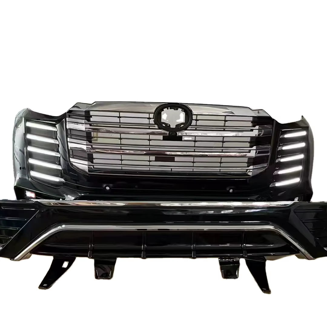 Front Rear Bumper Body Kit for Highlander 2021 2022 Upgrade to Lc300 Land Cruiser