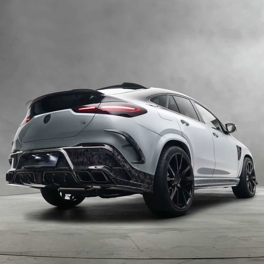 Msy Style Carbon Fiber Front Splitter Lip Engine Cover Wide Body Kit for Mercedes Benzgle Couple GLE63AMG Body Kit 2025