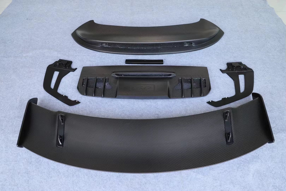 Dry Carbon Fiber Rear Wing for Porsche 911 992 Body Kit GT3 Style Dry Carbon Fiber