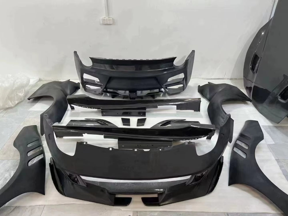 TDF Style Body Kit for Ferrari F12 Front and Rear Bumper Side Skirt Fender Wide Body Kit