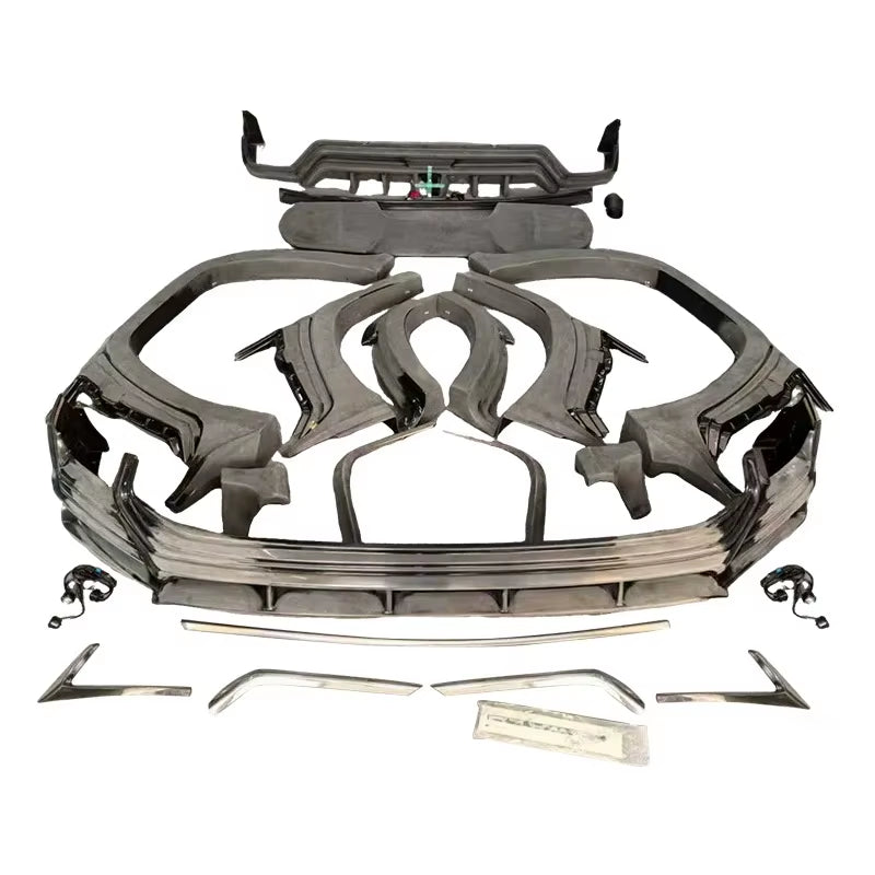 WD Style Wide Body Kit for Lexus LX600 Front Lip Side Skirt Rear Diffuser Spoiler Wide-Body Wheel Arch Body Kit