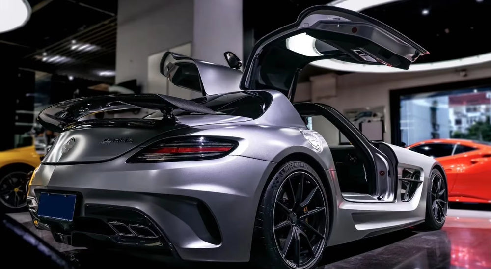 2010-2014 Sls Amg Black Series Style Front and Rear Bumpers Body Kit for Mercedes Sls Class C197 Upgrade Body Kit