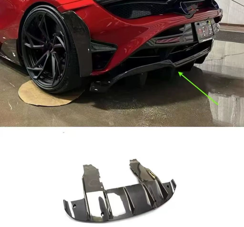 For Mclaren 720S Upgrade RYFT Style Dry Carbon Fiber Body Kit Front Lip Wind Deflector Fender Side Skirts Rear Diffuser Spoiler