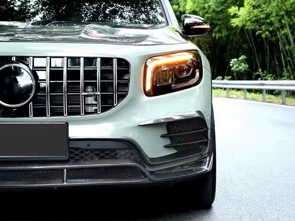 Carbon Fibre Body Kit for Mercedes Benz X247 GLB Carbon Fibre Front Lip Rear Diffuser Spoiler Hood Grille