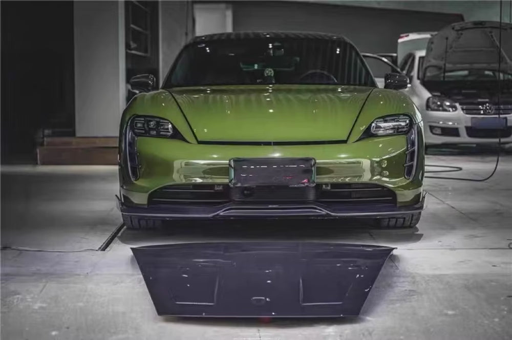 For Porsche Taycan Carbon Fiber Hood Taycan Engine Hood