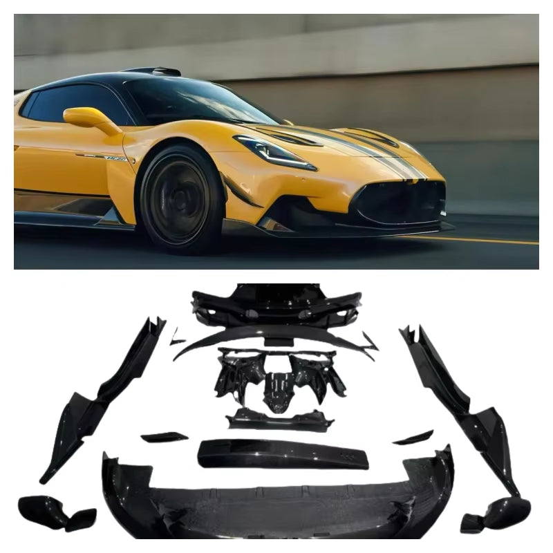 Dry Carbon Fiber SD Style Body Kit for Maserati Mc20 Upgraded Body Kit Front Bumper Rear Bumper Body Kit