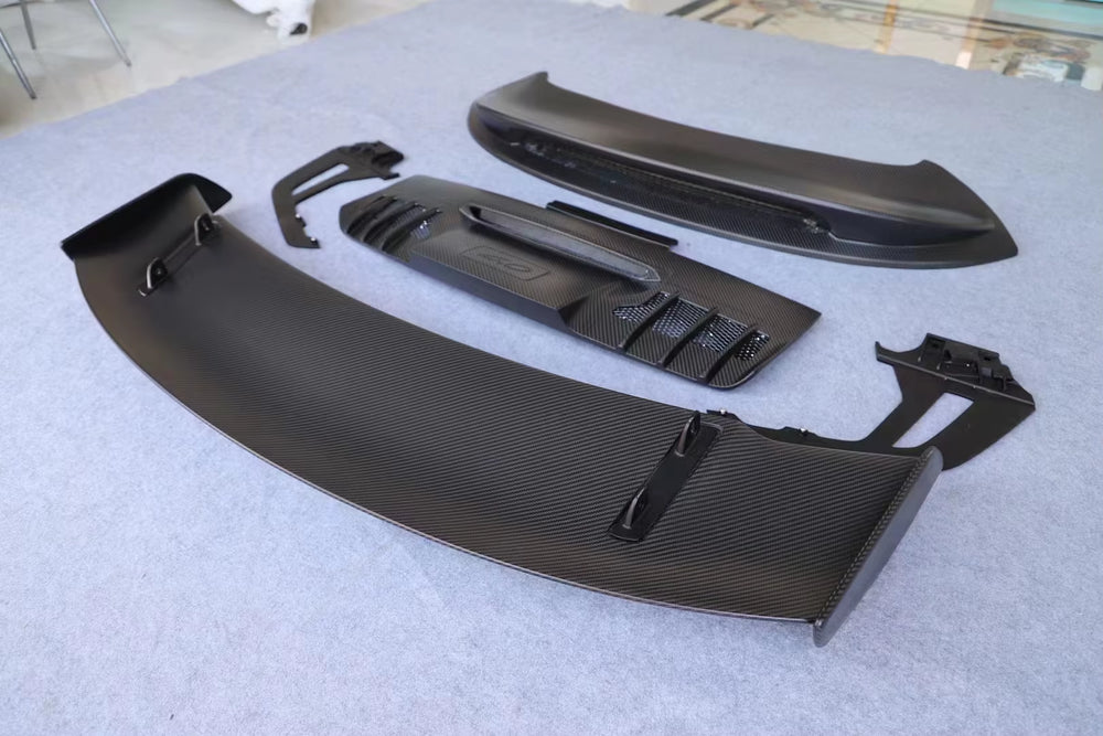 Dry Carbon Fiber Rear Wing for Porsche 911 992 Body Kit GT3 Style Dry Carbon Fiber