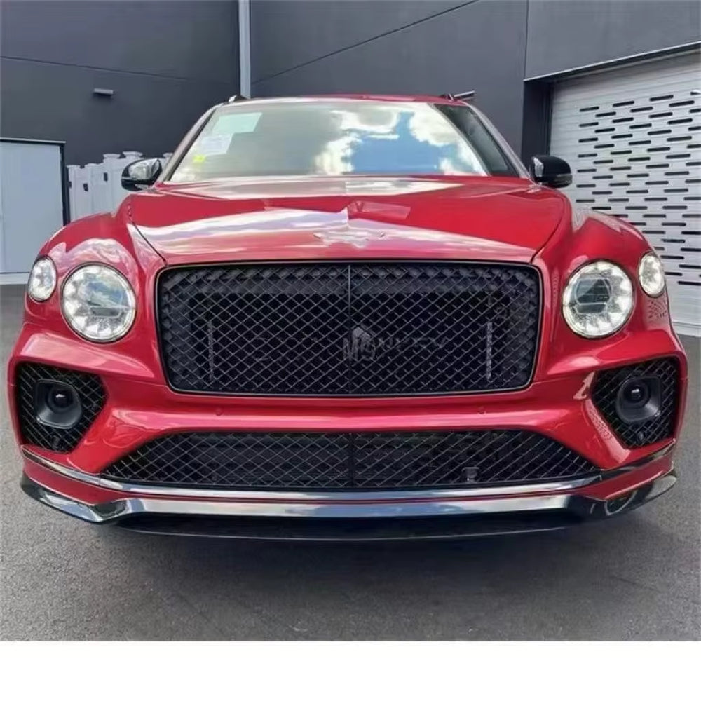 Upgrade Speed Style Carbon Fiber Body Kit for Bentley Bentayga New Front Lip Side Skirt Diffuser Spoiler Retrofit