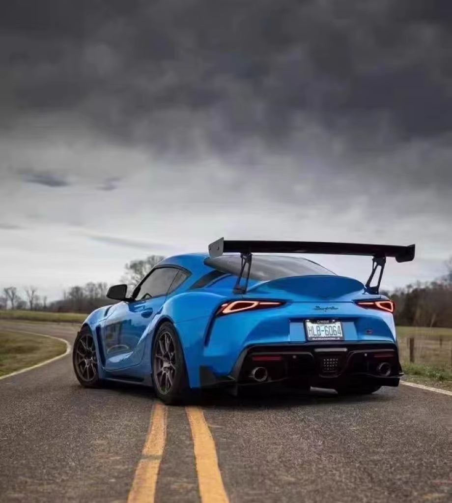 Carbon Fiber Vrs Style Spoiler Rear Trunk Tail Boot Lip Wing for Toyota SUPRA A90 MK5 Auto Tuning