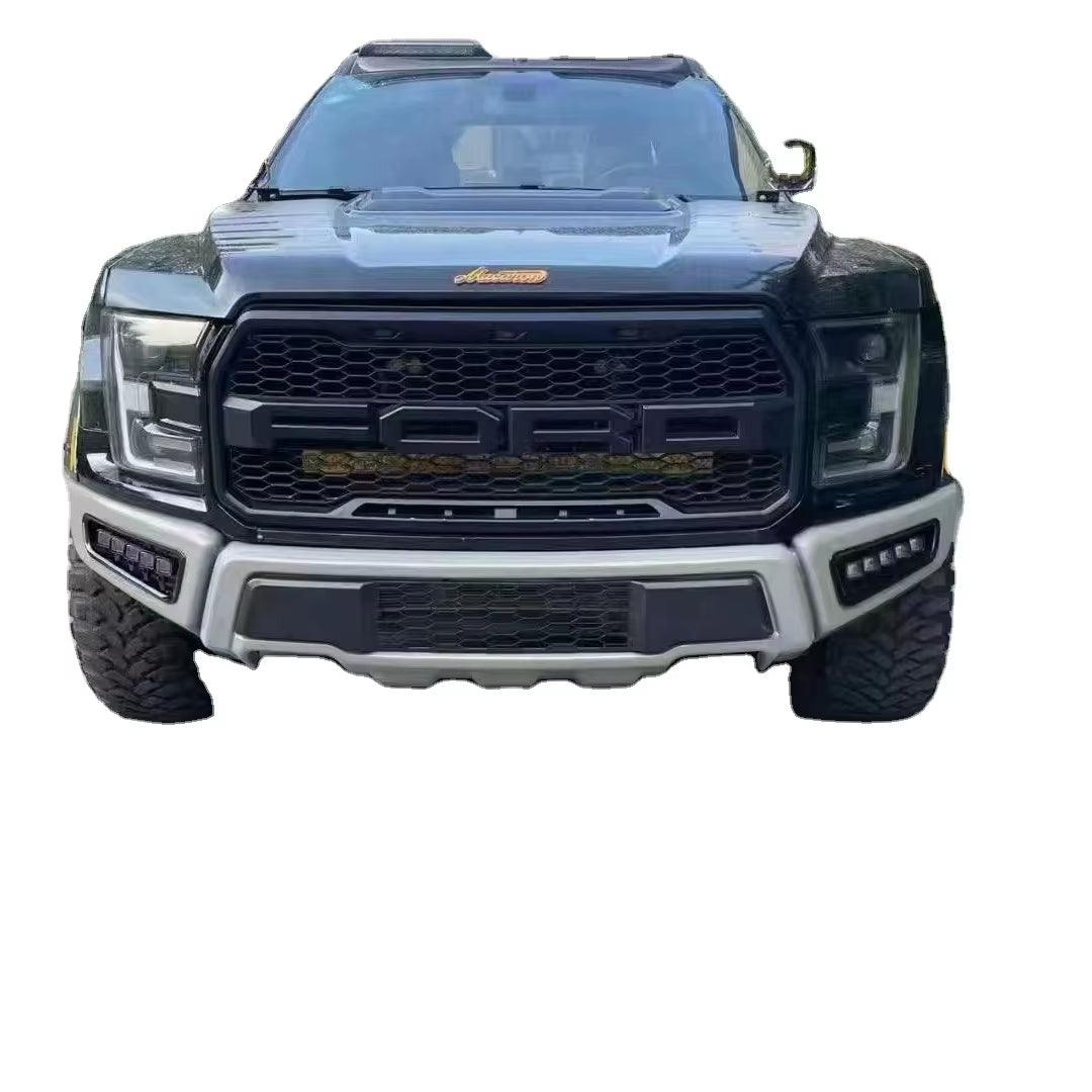 Auto Car Front Bumper Body Kits for Ford Ranger 2012-2021 T6 T7 T8 Upgrade Raptor F150