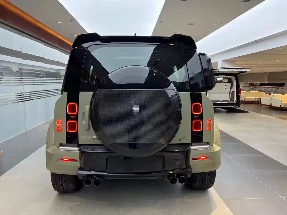 LM Style Wide Body Kit Forland Rover Defender 110 Body Kit with Arches Fenders Rear Splitter Wheel Arches