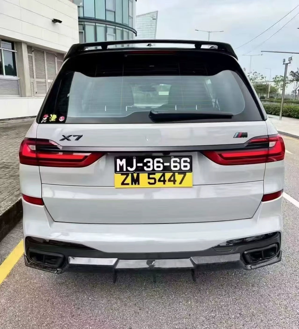 High Quality Carbon Fiber F-D Style Body Kit for BMW X7 G07 Carbon Fiber Front Lip Skirt Rear Diffuser Spoiler Mirror