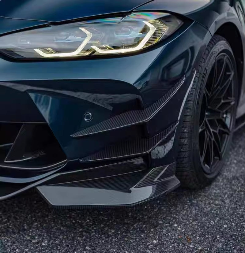 CFA Style Dry Carbon Fiber Body Kit for BMW M3 M4 G80G82 Dry Carbon Fiber Front Lip Front Air Knife