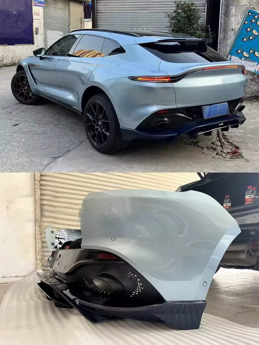 High-Quality Dry Carbon Fiber Body Kit Is Suitable for Aston Martin Dbx Upgrade 707 Style Rear Diffuser Spoiler
