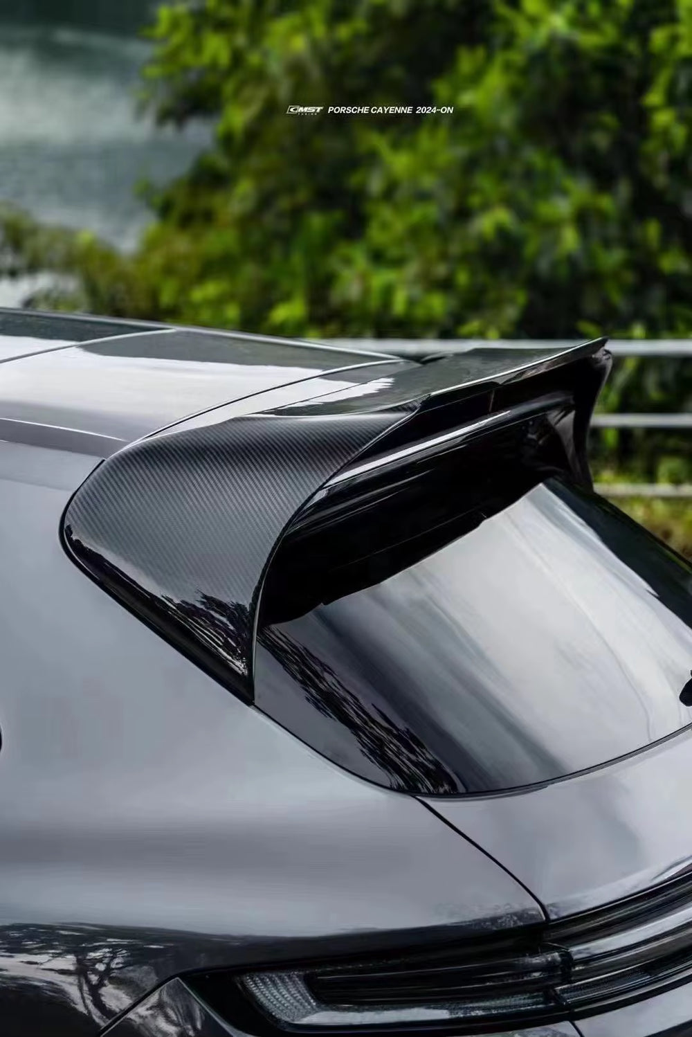 CT Style Dry High Quality Body Kit for Porsche Cayenne Front Lip Side Skirt Rear Diffuser Spoiler Wide Body