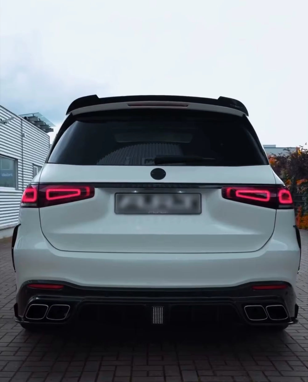For Mercedes-Benz GLS63 Upgrades MSY Style Front Lip Diffuser, Spoiler, and Wheel Arches Carbon Fiber Body Kit