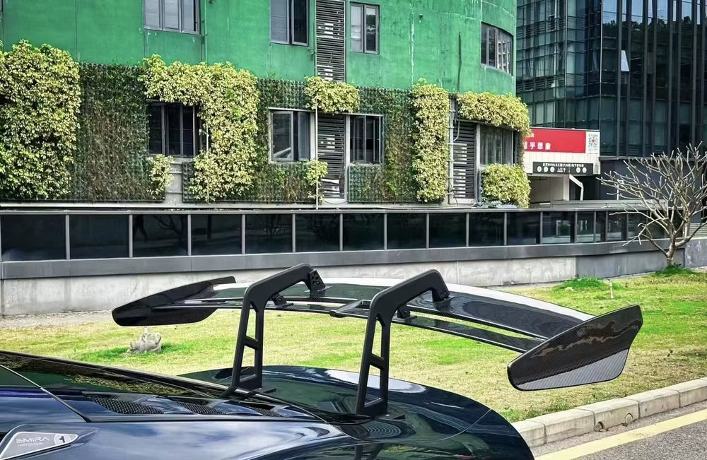 Carbon Fiber Rear Spoiler for Lotus Emira Ocean Design Trunk Wing