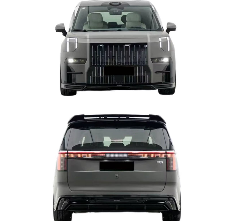 Bskt Style Bright Black Body Kit for Zeeker 009: Front Lip, Skirt, Rear Diffuser, and Spoiler