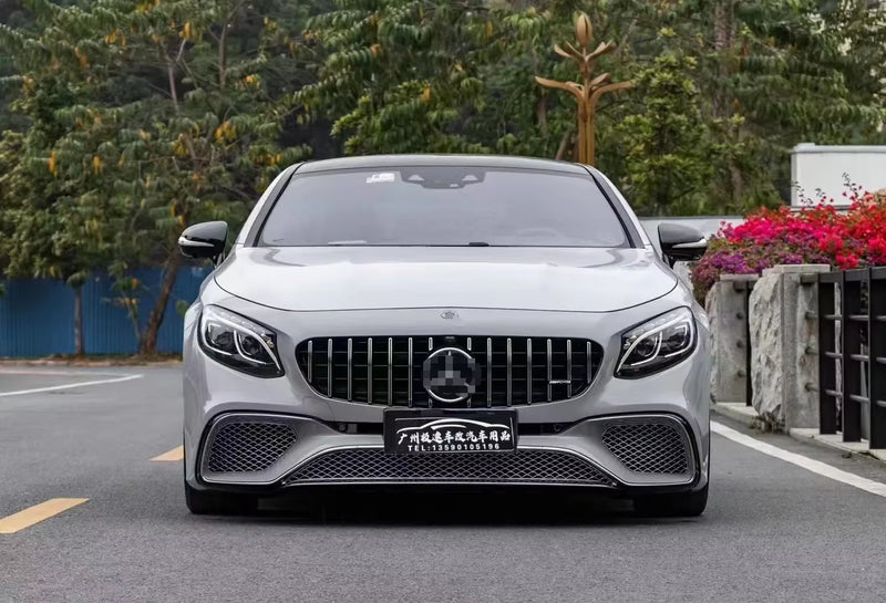 Body Kit for Mercedes-Benz S COUPE Upgrade S63/S65 Style Front and Rear Bumpers