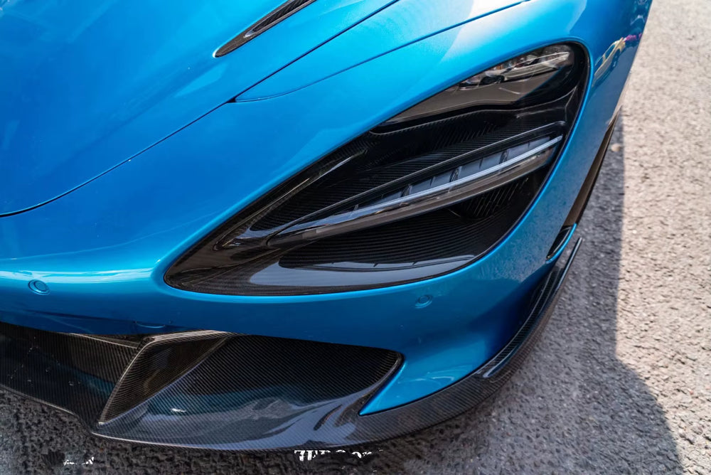 High Quality Dry Carbon Fiber V-Style Body Kit for Mclaren 720S Front Lip Skirt Rear Diffuser Spoiler Fender