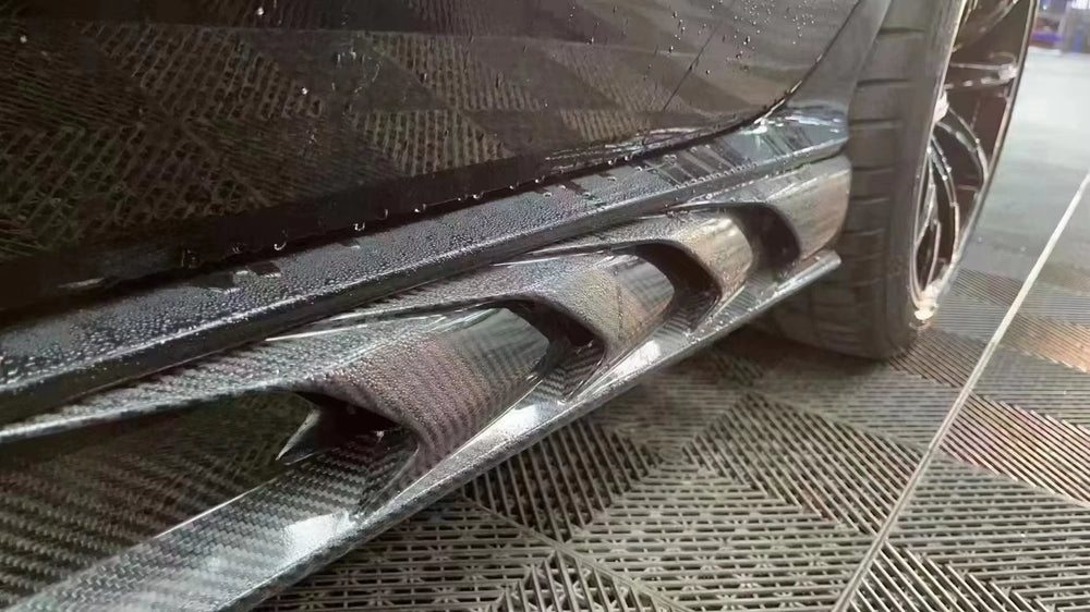 Carbon Fiber TOP Style for Mercedes Bens Amg Gt50 Gt63 Gt63S Front Lip Rear Wing Bumper Body Kit