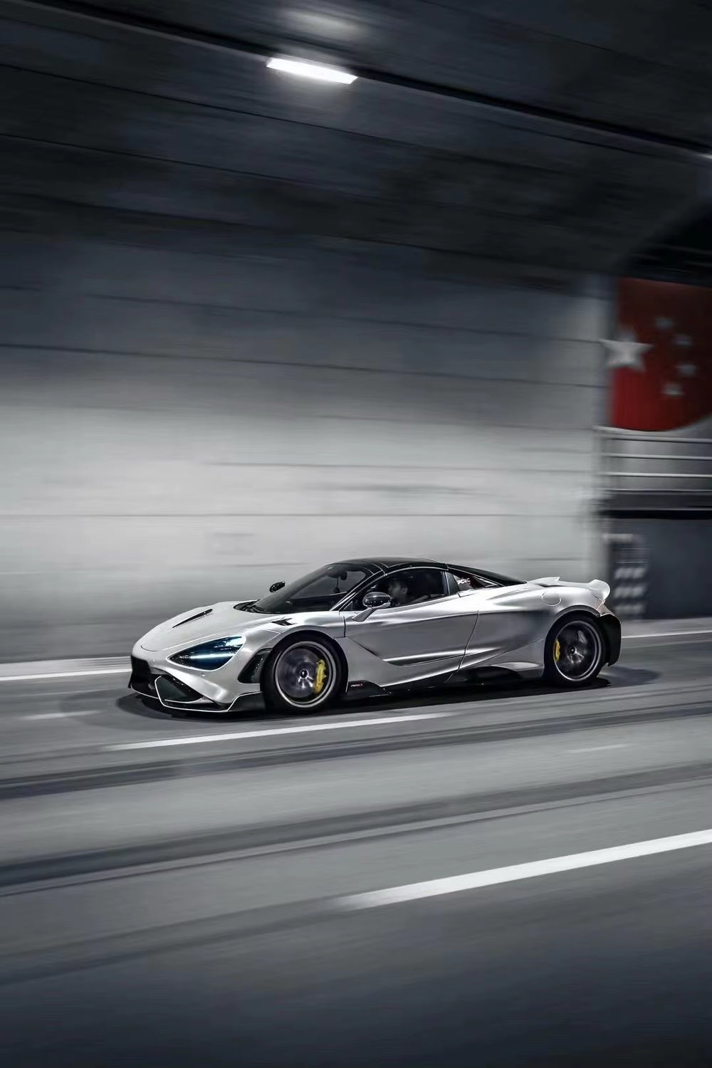 Half Carbon Fiber Car Body Kit for Mclaren 720S Upgrade to 765LT Style Car Front and Rear Bumpers Rear Diffuser