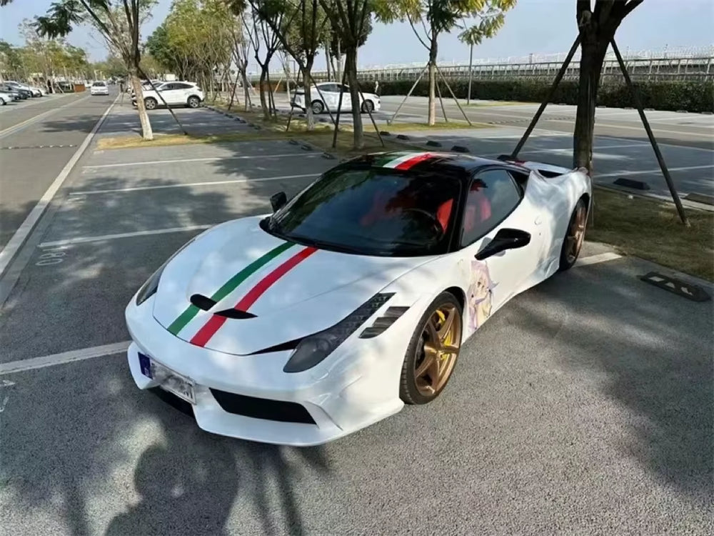 Sp Style Body Kit for Ferrari 458 Upgrade SP Front Bumper Rear Bumper Side Skirt Spoiler Hood