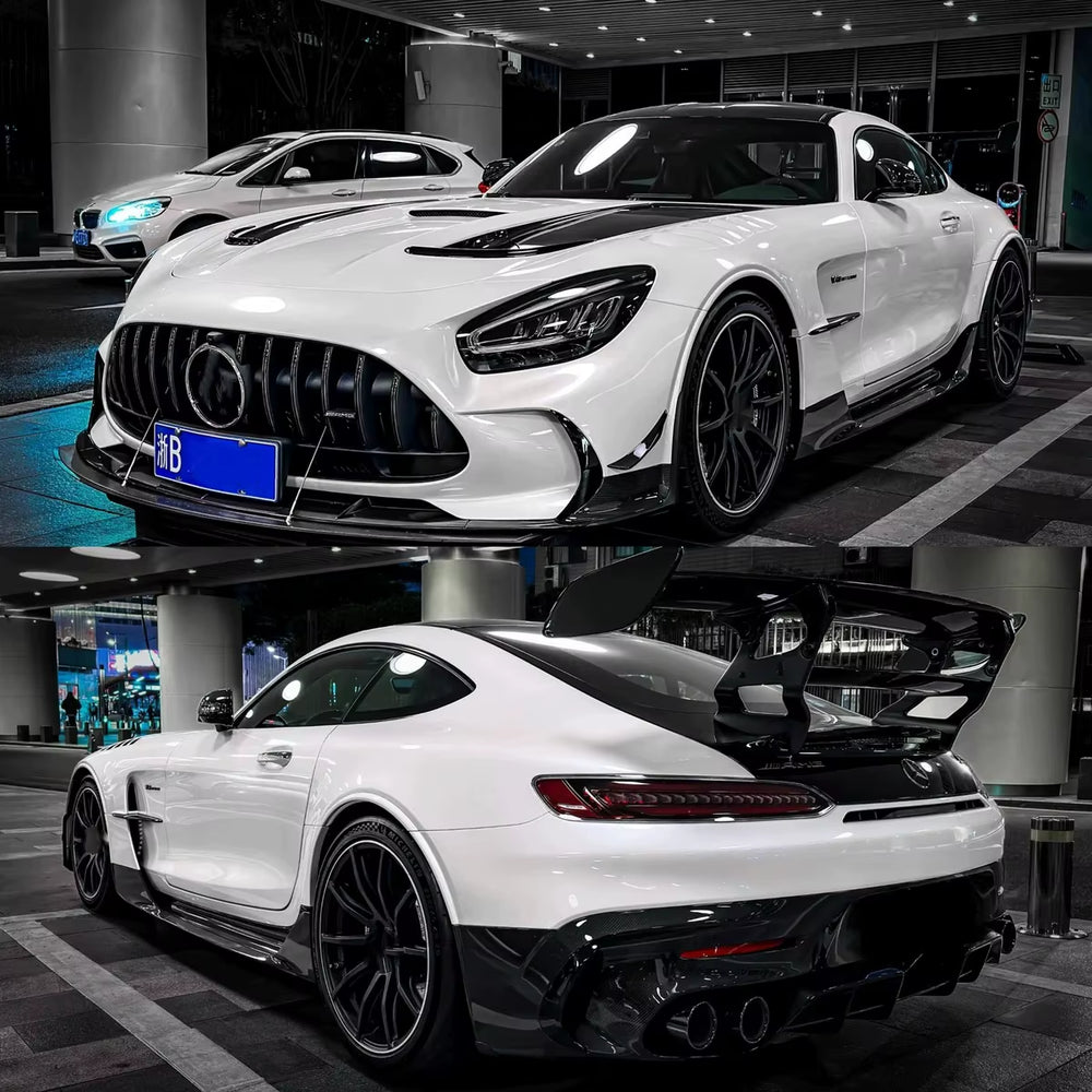 BS Style Body Kit for Mercedes-Benz AMG GT GTS GTR GTC Front and Rear Bumper Rear Spoiler Diffuser Body Kit