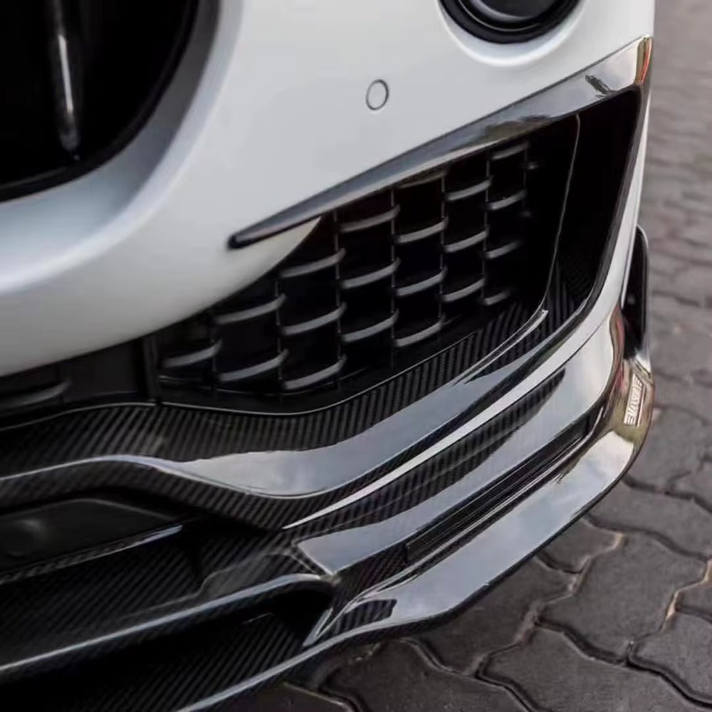 Dry Carbon Fiber Lip Side Skirt Rear Diffuser Rear Spoiler for Maserati Levante 2016-2018 Msy Style Body Kit