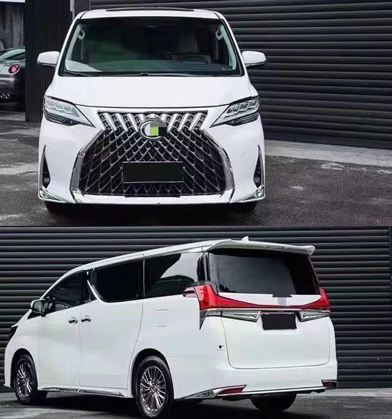 Car Bumpers Tuning Body Kit Body Kit for Toyota 2015-2021 Alphard 30 Lexus LM Style Body Kit