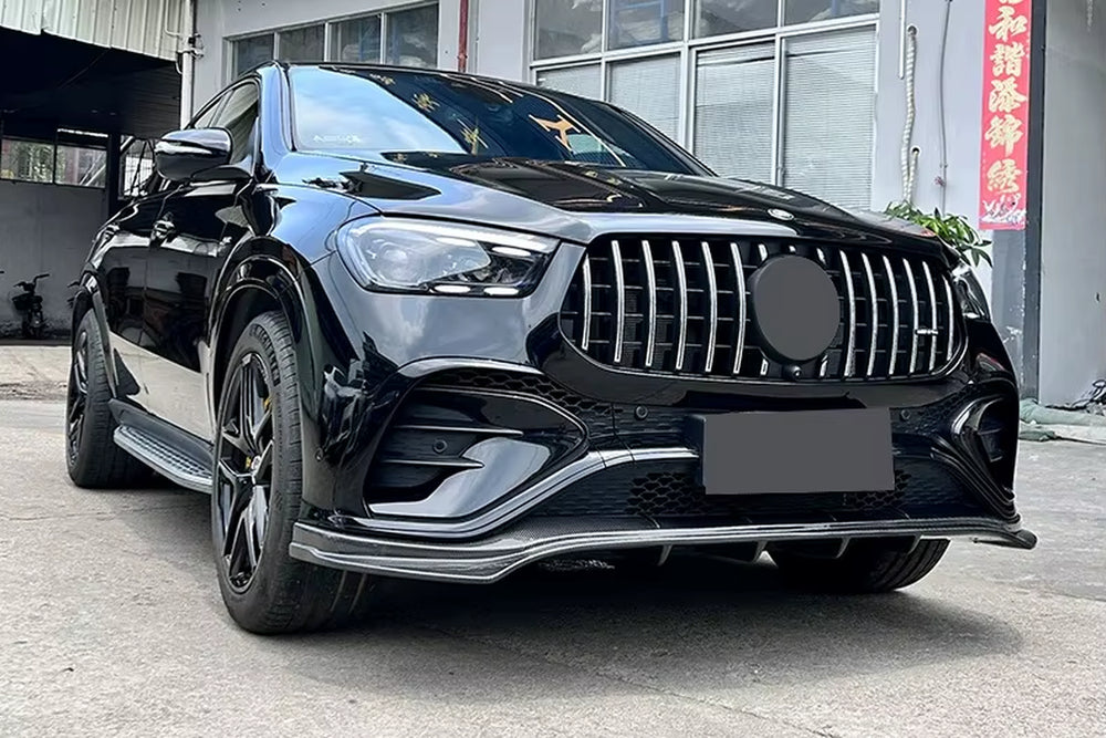 LD Style Carbon Fiber Body Kit for Mercedes Benz GLE Class W167 C167 (2024+) - Front Lip and Rear Diffuser Spoiler