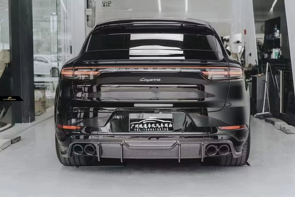 Carbon Fiber Body Kit for Cayenne Coupe Upgraded Fd-Style Carbon Fiber Front Lip Diffuser Body Kit