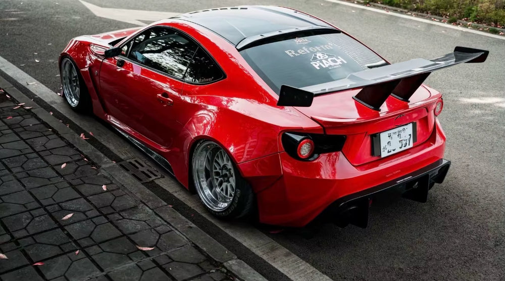 Wide Body Kit for Toyota Gt86 Subaru Bez 86 Brz Upgrade AG Style Wide Front and Rear Bumpers Spoiler Hood
