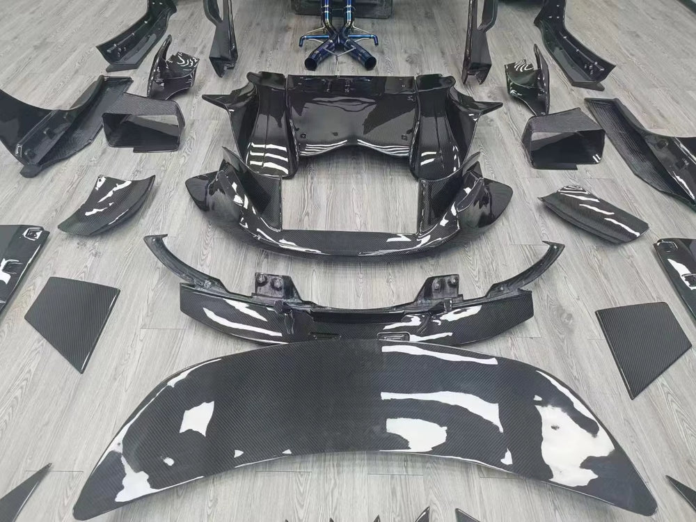 Carbon Fiber Body Kit for Mclaren P1 Body Kit GTR Style Front and Rear Bumper Spoilers