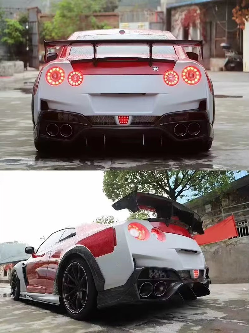 Hot Sale JISU Car Body Kit Premium Car Front and Rear Bumper Hood Body Kit Trending Car Bumper for Nissan GTR R35
