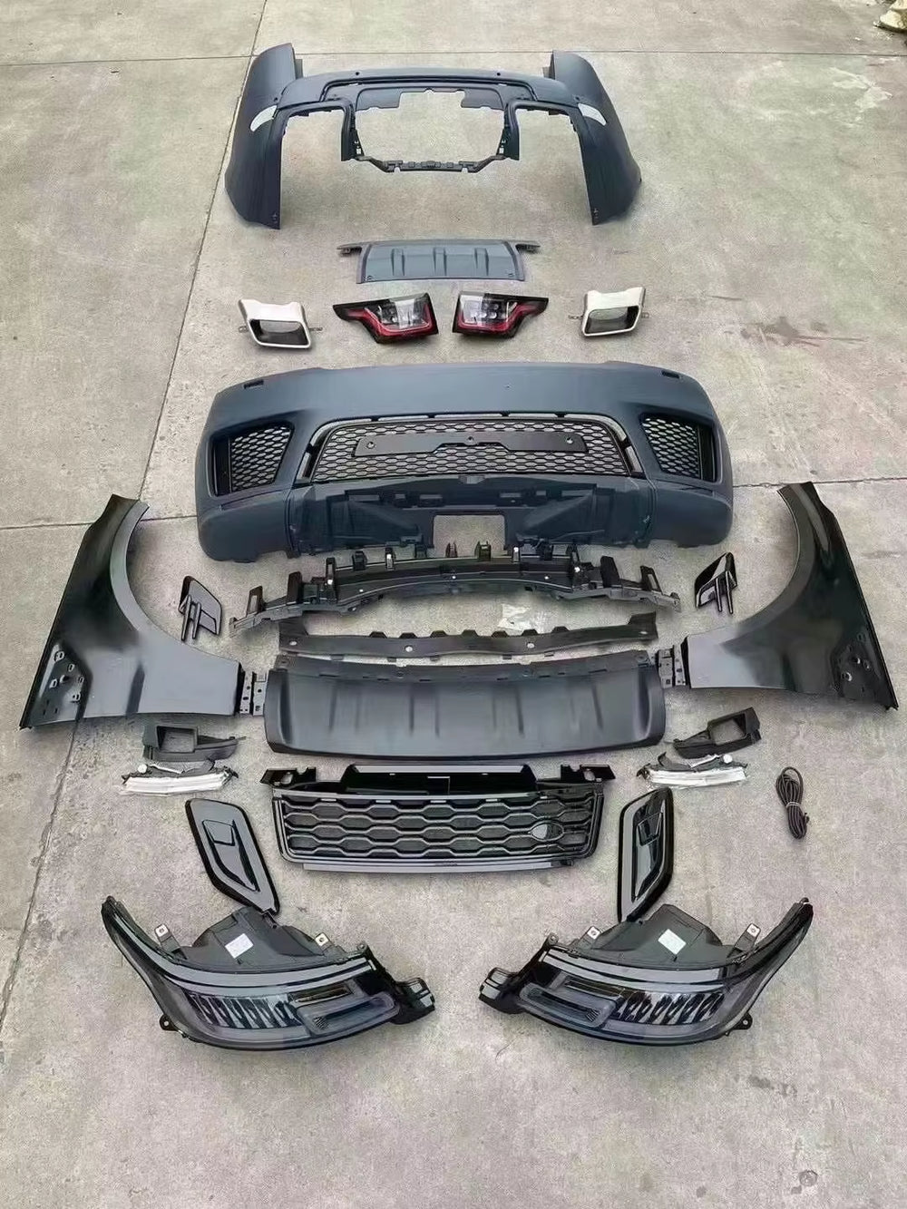 Front Rear Bumper Body Kit for Land Rover Sport for Pp Body Kit