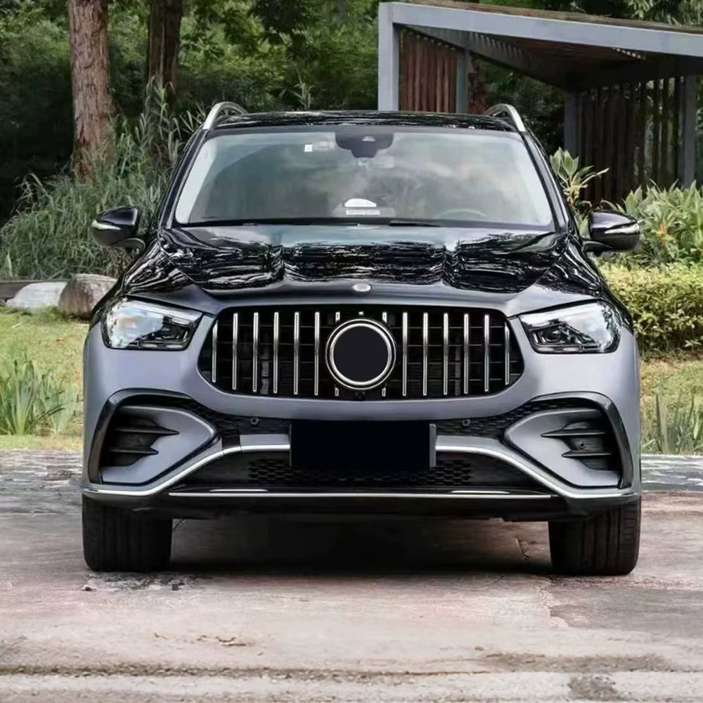Suitable for Mercedes ML/GLE Upgrade 2025 Model 63AMG Front Bumper Rear Bumper Headlights Hood Wheel Arches Old to New Body Kit
