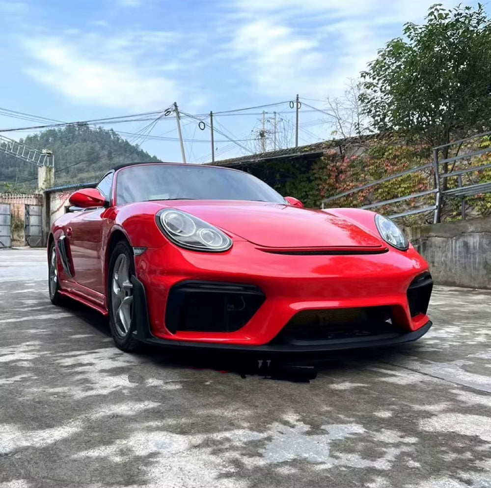 For Porsche 987 Boxster Cayman Upgrade to RS Style Front Bumper Body Kit