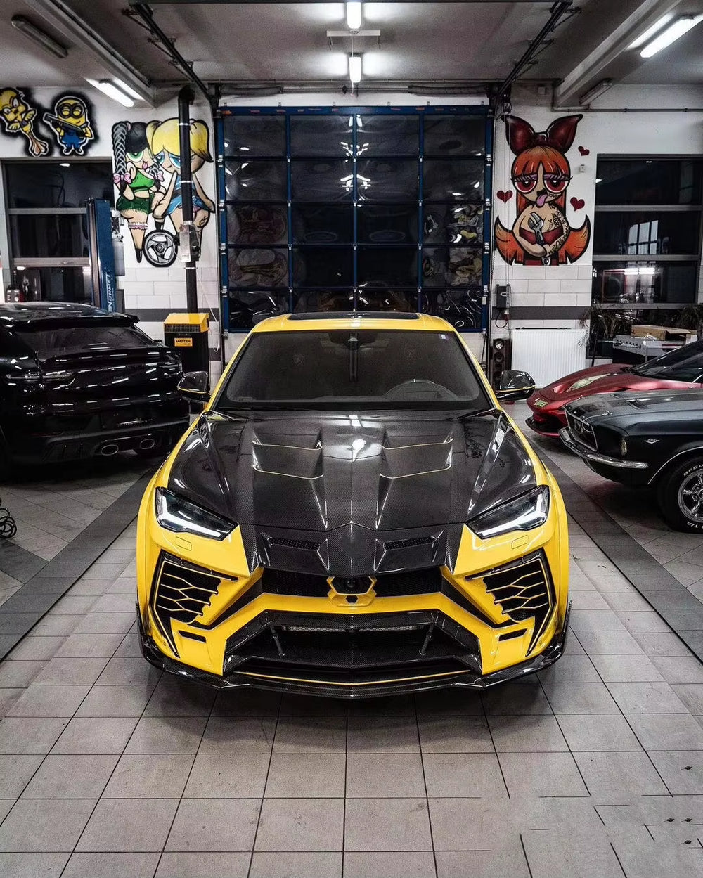 Factory Price Car Wide-Body Hoods Kit for Lamborghini Urus 2018-2025 Conversion Front Bumper Fender Side Skirt Rear Spoiler