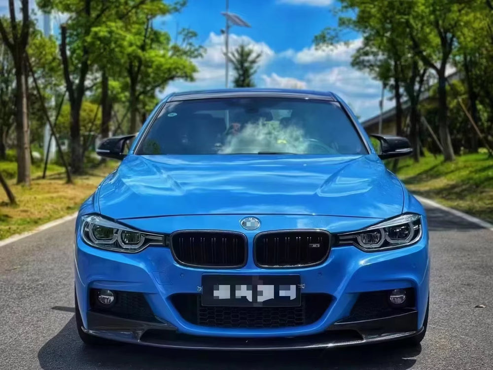 Front Bumper Lip Splitter Spoiler M Sport for Bmw F30 Front Lip 2012-2018 MP Style Carbon Fiber Body Kit