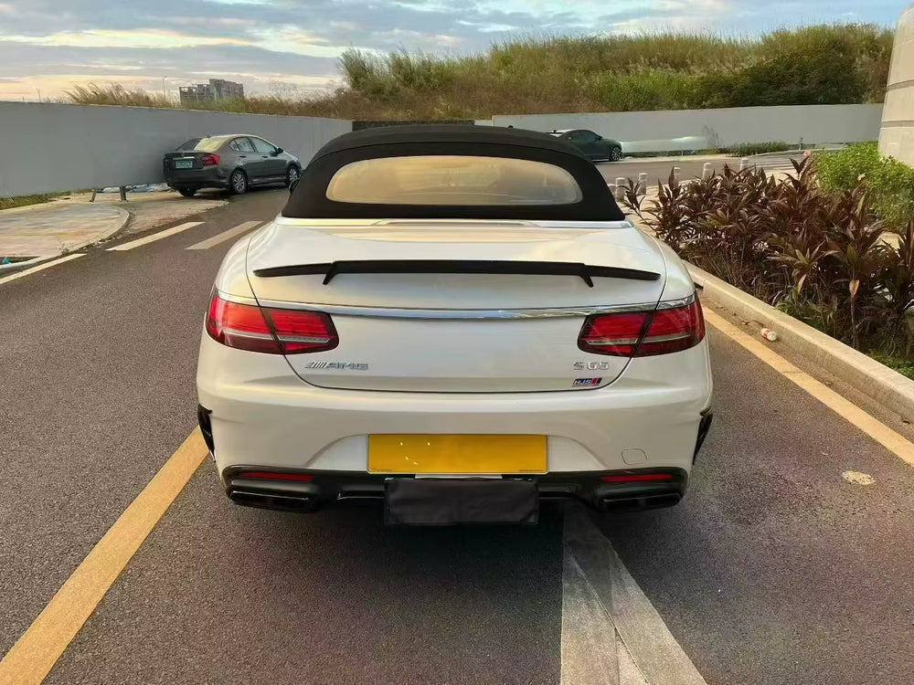 Carbon Fiber Body Kit for Mercedes-Benz S Class W217 Coupe Carbon Fiber Front Lip Rear Diffuser Spoiler Body Kit
