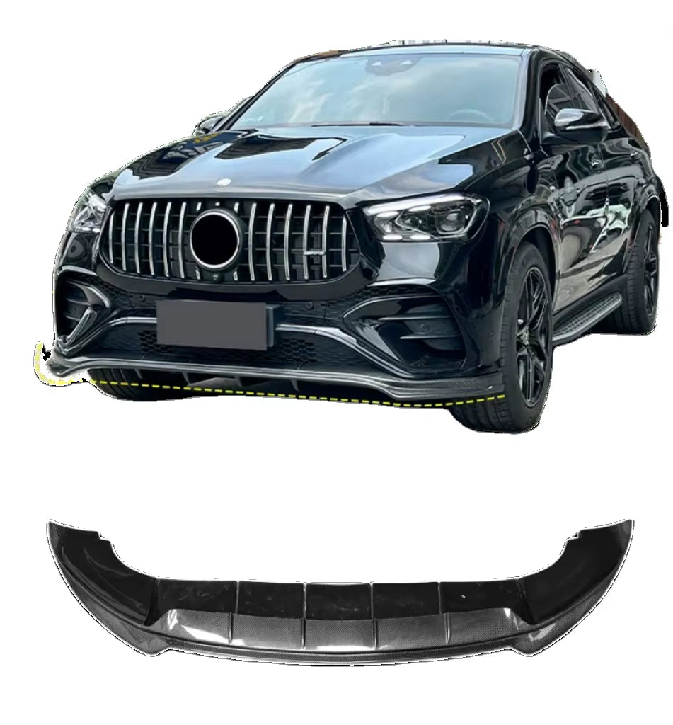 LD Style Carbon Fiber Body Kit for Mercedes Benz GLE Class W167 C167 (2024+) - Front Lip and Rear Diffuser Spoiler