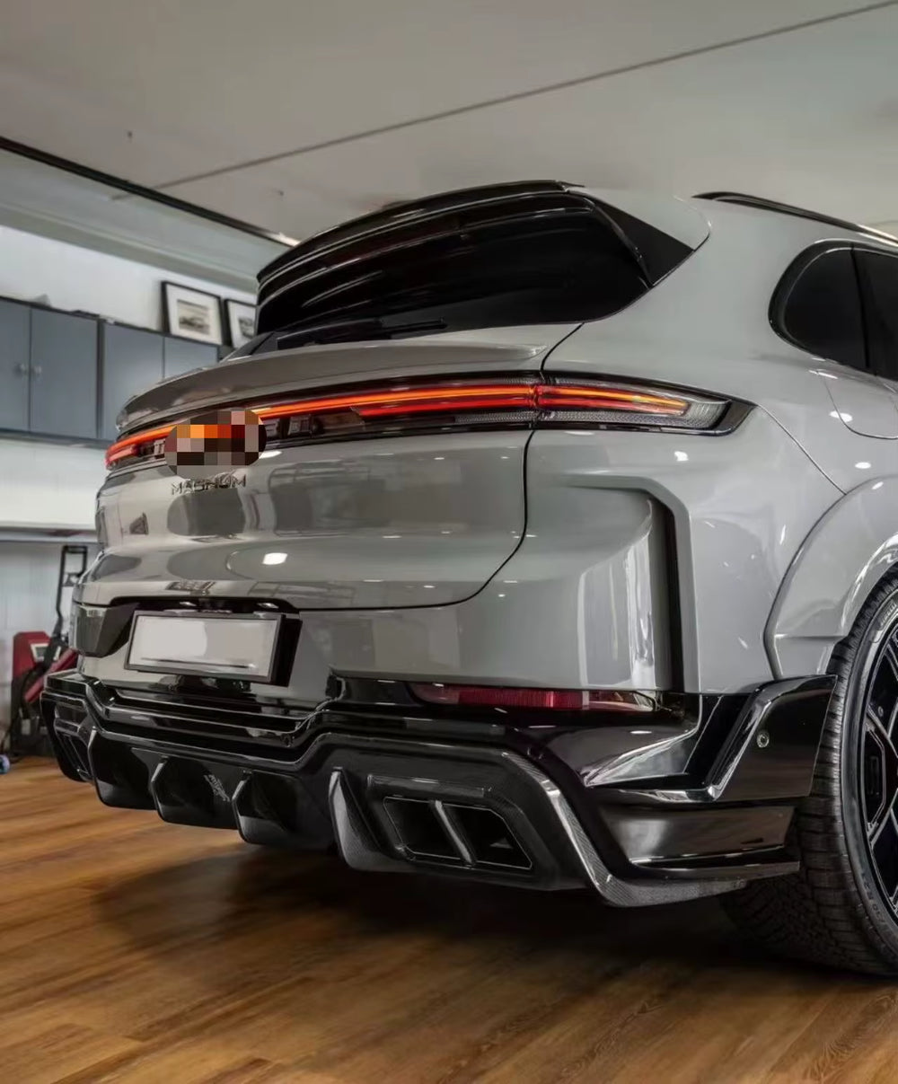Premium Dry Carbon Fiber T-Style Body Kit for Porsche Cayenne 9Y0 & 9Y0.2 (2018-2025) Wide Body Kit