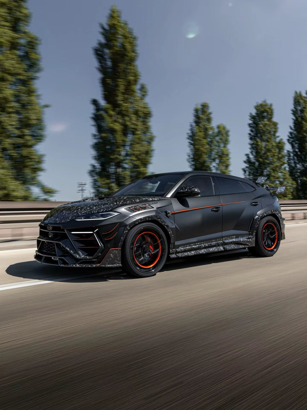 Upgrade MSY Style Forged Carbon Body Kit for Lamborghini Urus SE 2025-2026 Model Car Bumper Hood Wheel Arches Wide Body Kit