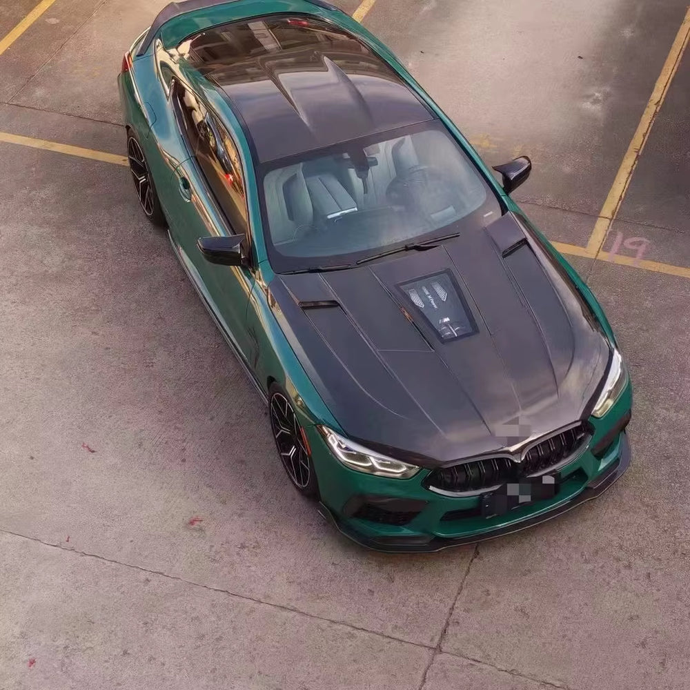 Transparent Hood Suitable for the New Bmw 8 Series 2018-2022 M8 2019-2022 Carbon Fiber Engine Hood