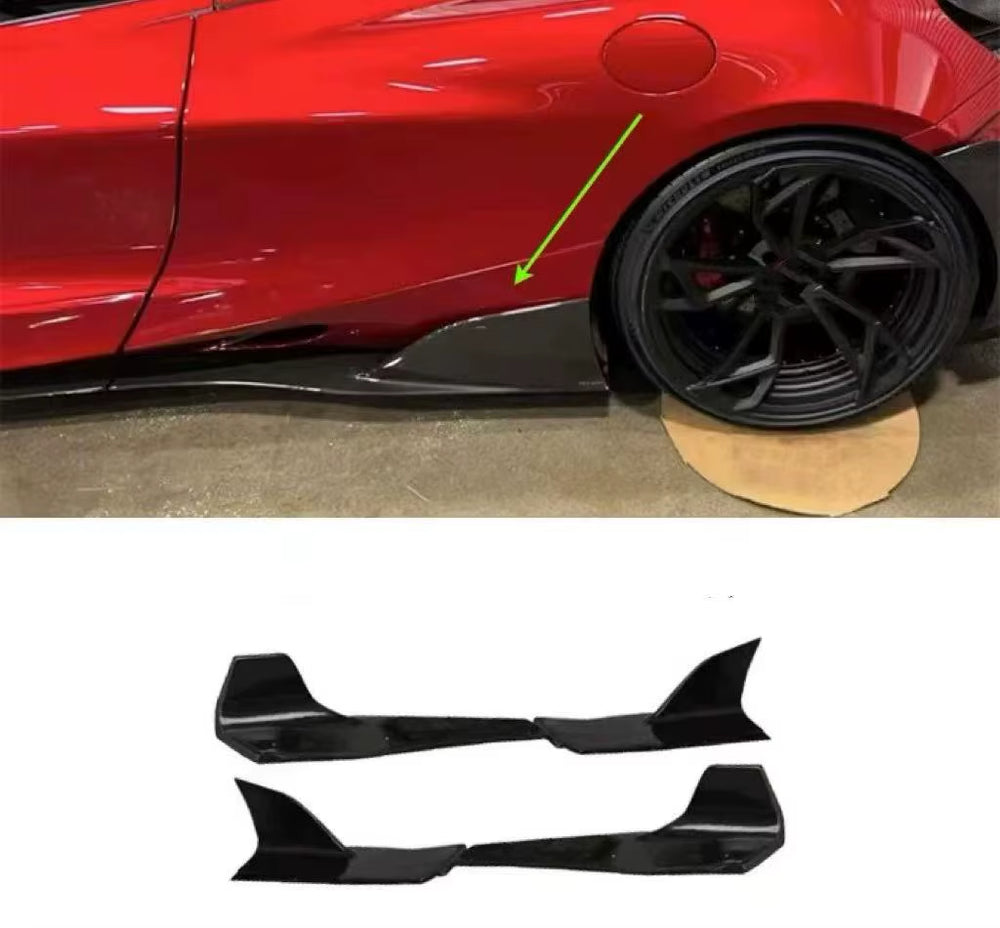 For Mclaren 720S Upgrade RYFT Style Dry Carbon Fiber Body Kit Front Lip Wind Deflector Fender Side Skirts Rear Diffuser Spoiler