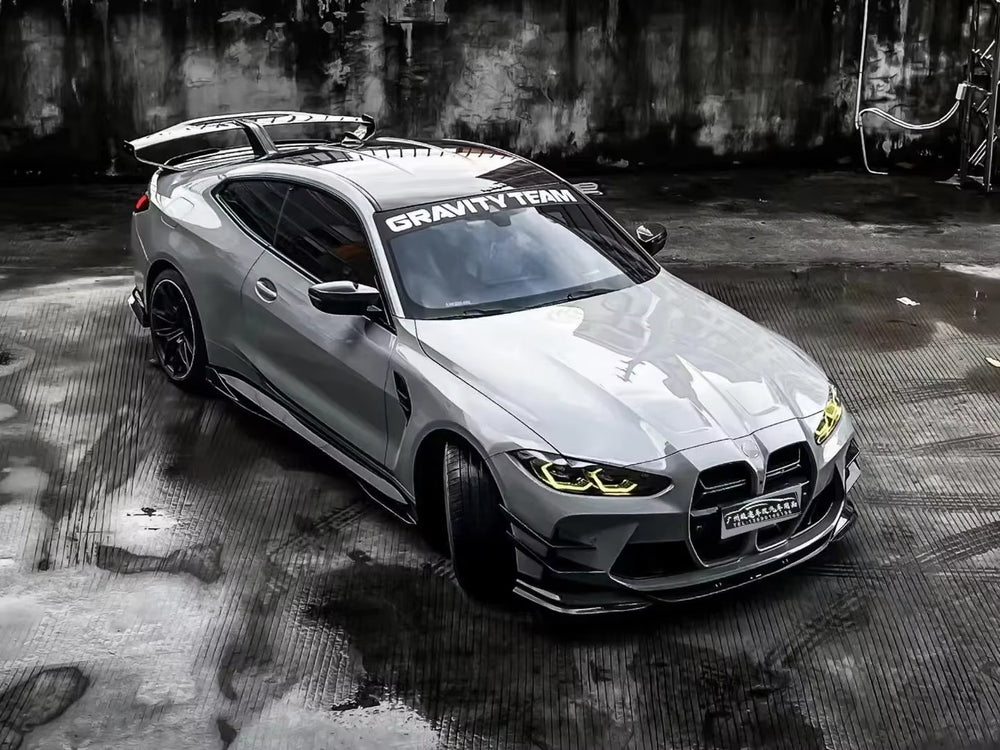 Carbon Fiber Body Kit for BMW G8X M3 M4 TK Style Carbon Fiber Rear Wing