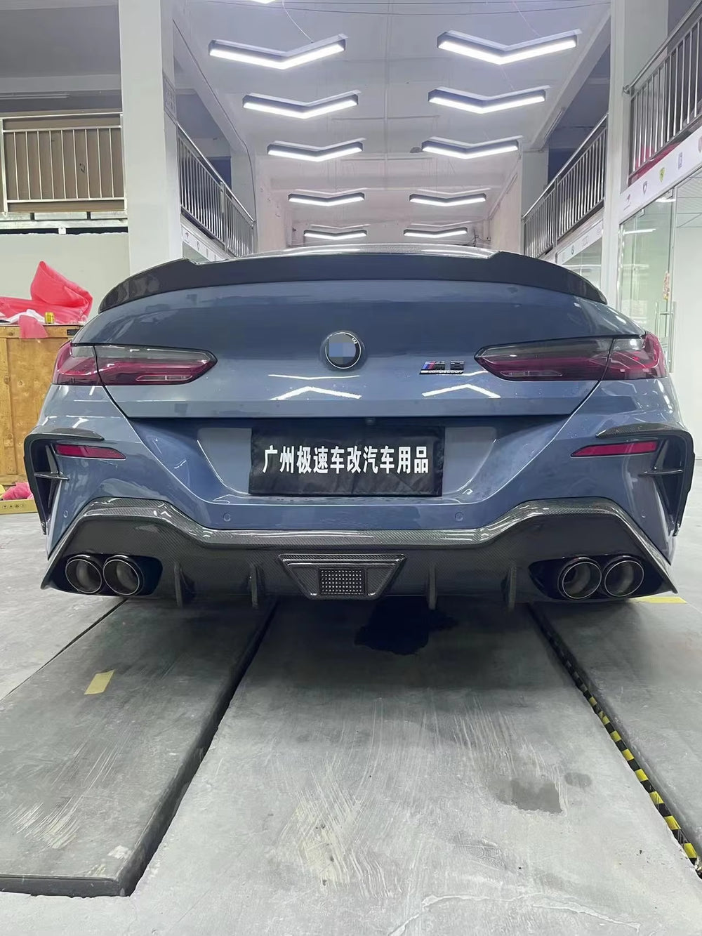 Carbon Fiber Body Kit for BMW 8 Series G14 G15 G16 Modified AC Front and Rear Lip Tail Side Skirt Diffusers