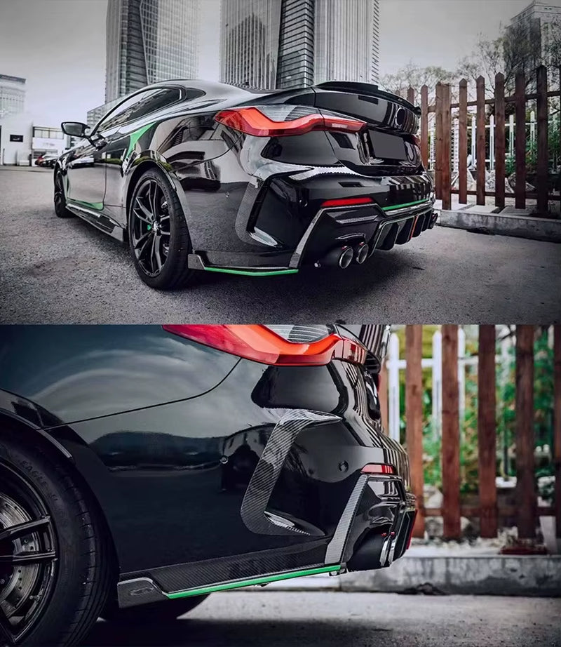 K-Style Carbon Fiber Body Kit for BMW 4 Series G22 Carbon Fiber Front Lip Skirt Rear Diffuser Spoiler Body Kit