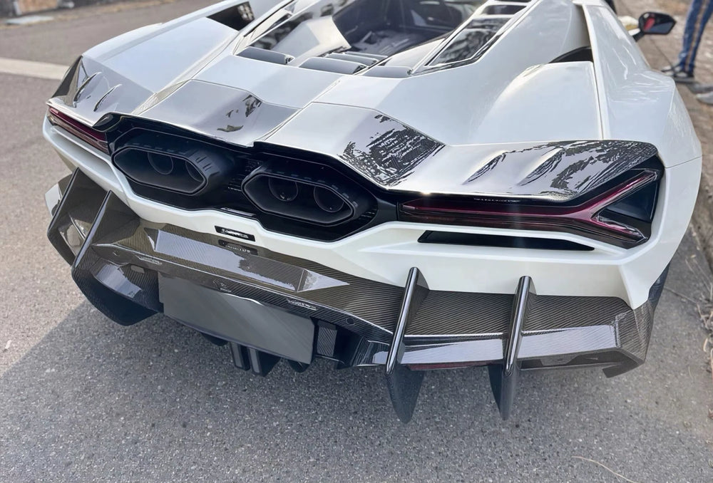 For Lamborghini Revuelto Upgrade MSY Dry Carbon Fiber Front Lip Skirt Rear Diffuser Spoiler Hood Mirror Body Kit
